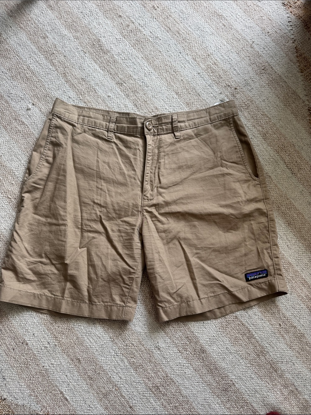 Patagonia Men’s Tan Hybrid Shorts - Everyday Outdoor Comfort